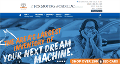 Desktop Screenshot of foxmotorsofcadillac.com